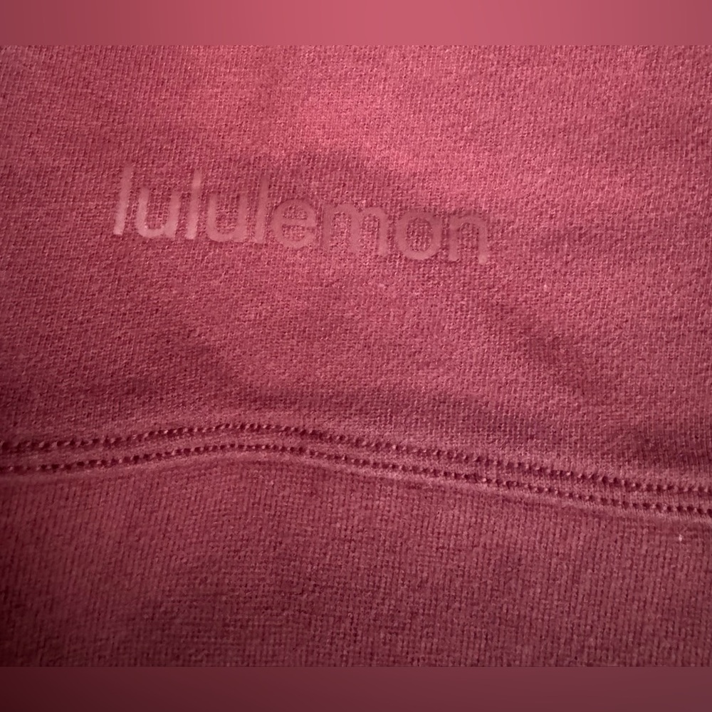 Lululemon Perfectly Oversized Crew Smoky Red - Picture 2 of 2